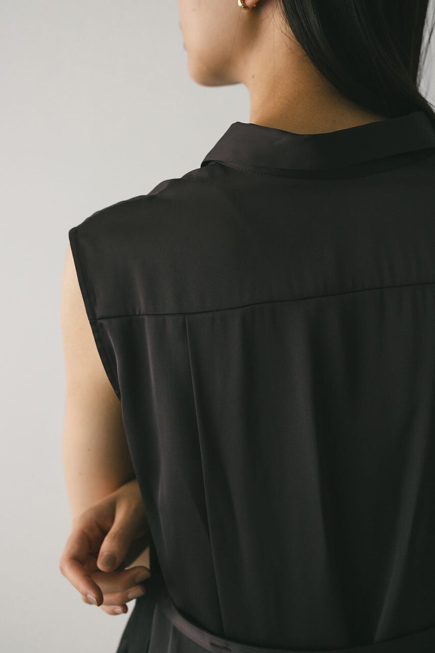 STYLEMIXER「サテンベルトシャツ」|シャツ・ブラウス|