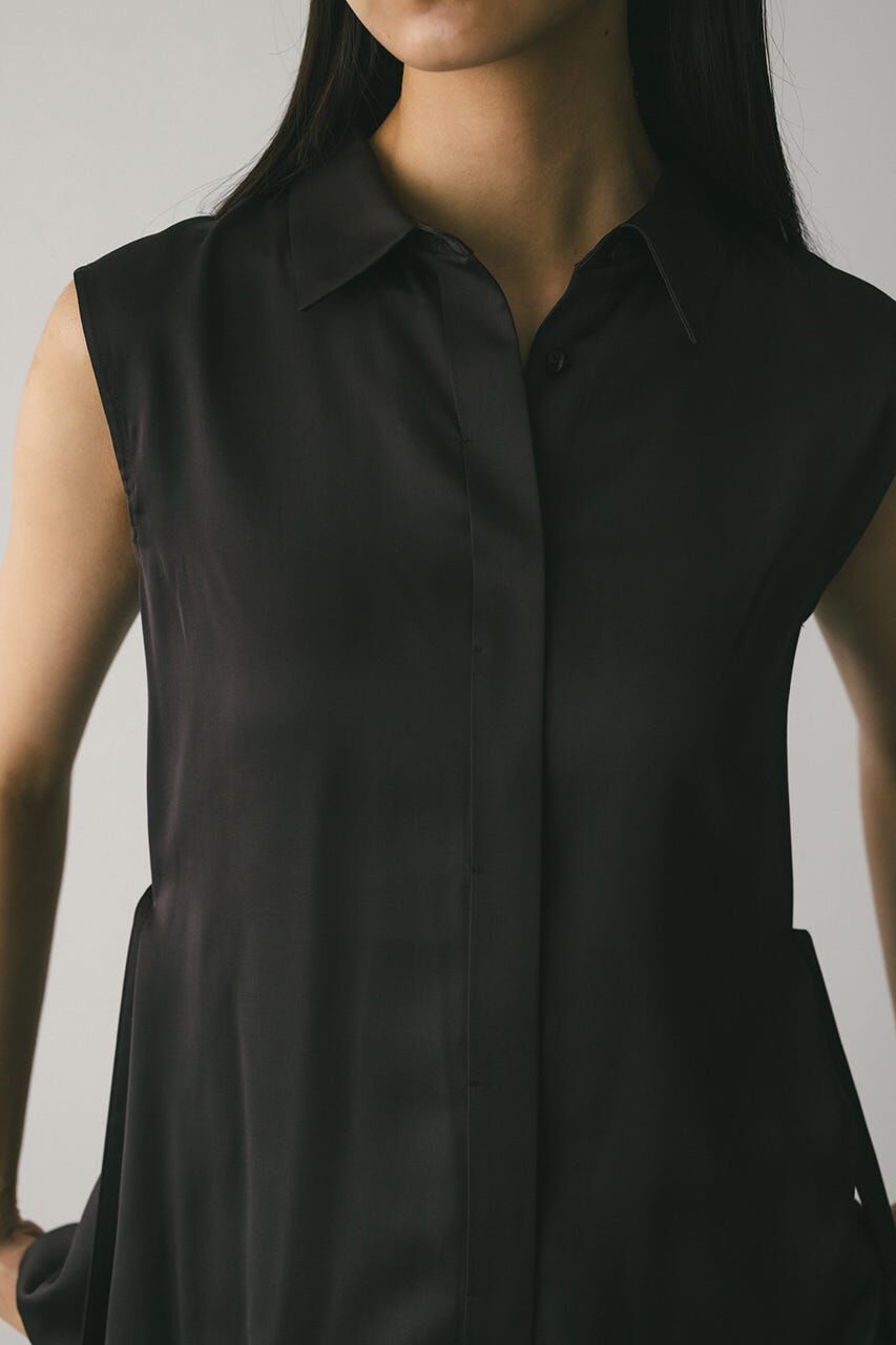 STYLEMIXER「サテンベルトシャツ」|シャツ・ブラウス|