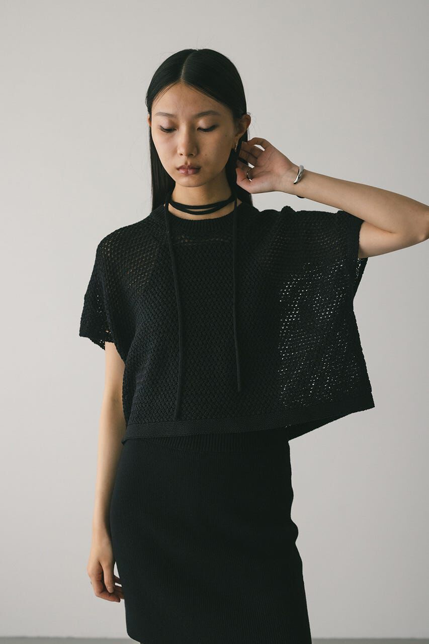 STYLEMIXER「ルーズクロシェニットトップ」|ニット・セーター|