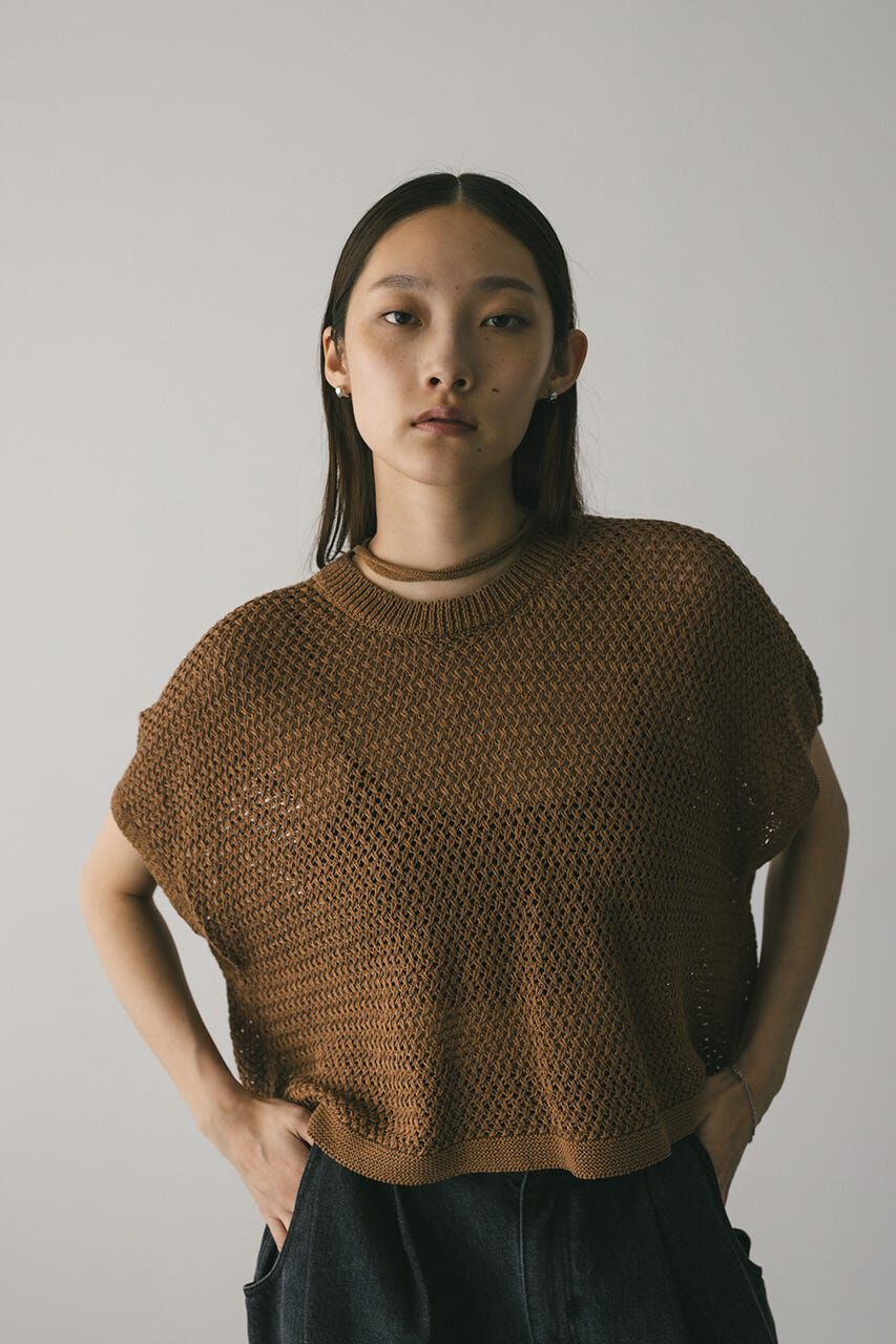 STYLEMIXER「ルーズクロシェニットトップ」|ニット・セーター|