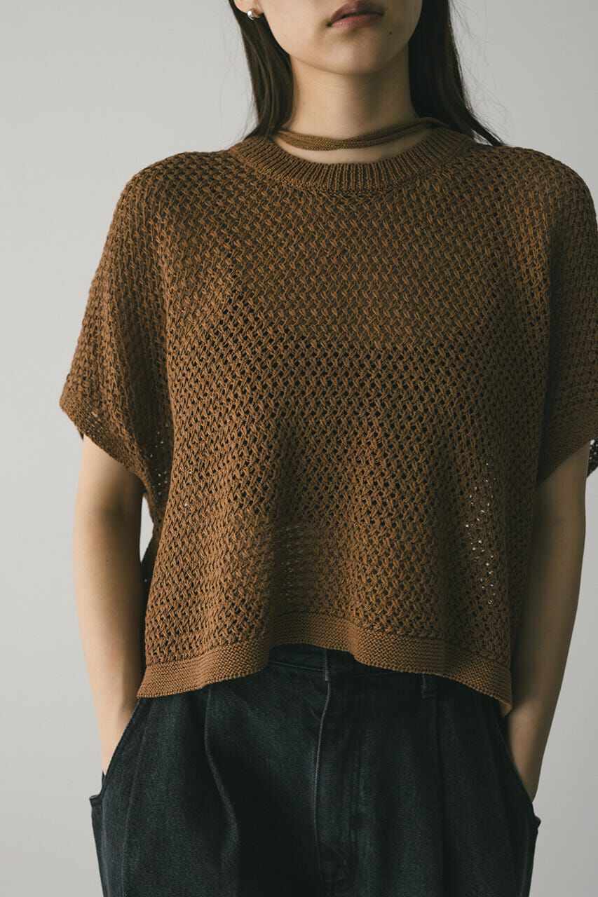 STYLEMIXER「ルーズクロシェニットトップ」|ニット・セーター|