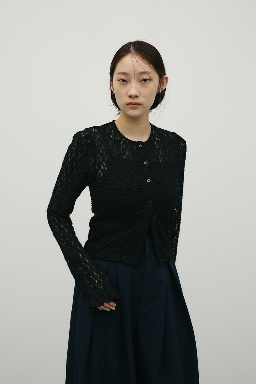 STYLEMIXER「タックショルダーレースカーデ」|Tシャツ・カットソー|