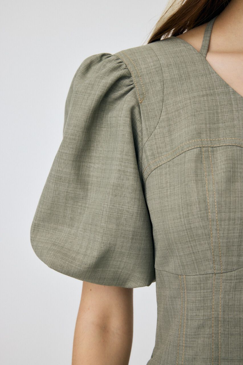 MOUSSY「COLOR STITCH ドレス」|ワンピース|