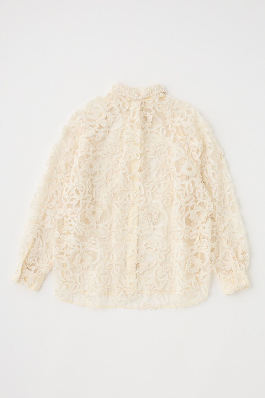 MOUSSY「RIBBON TULLE シャツ」|シャツ・ブラウス|