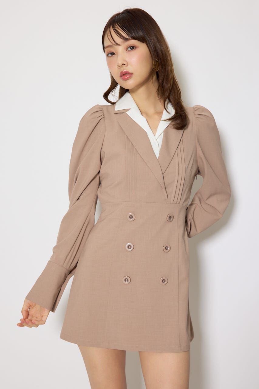 rienda「2WAYテーラーWカラーワンピース」|ワンピース|