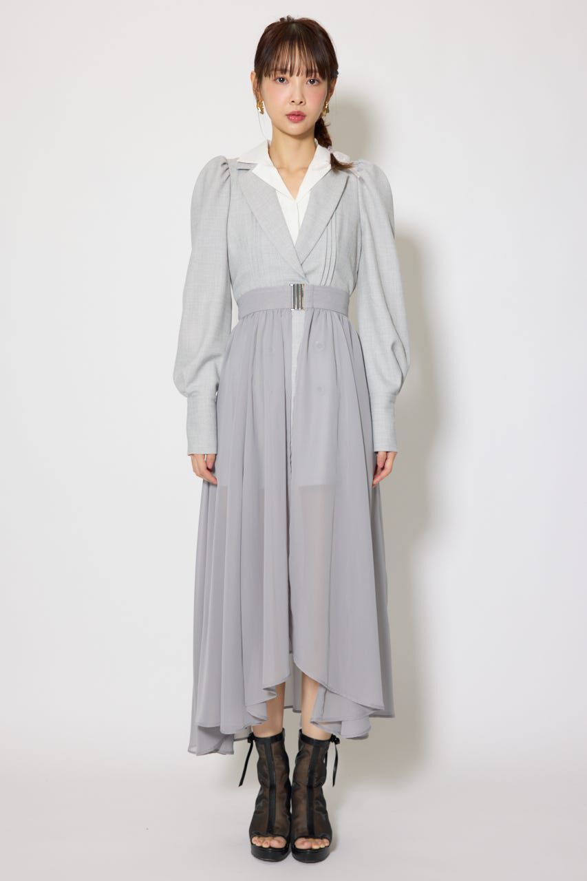 rienda「2WAYテーラーWカラーワンピース」|ワンピース|