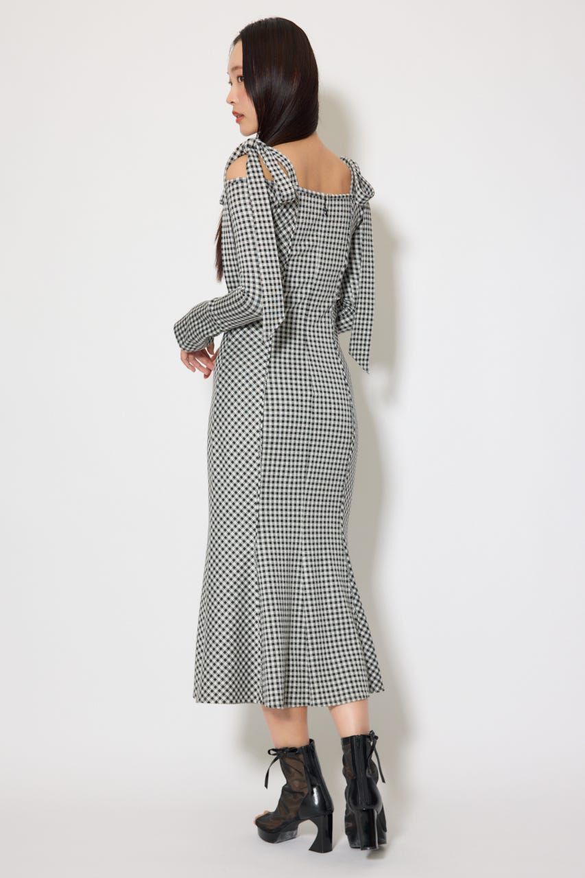 rienda「ギンガムチェックカットワンピース」|ワンピース|