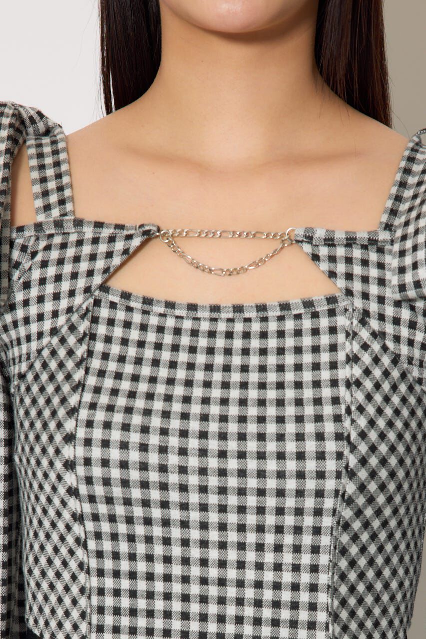 rienda「ギンガムチェックカットワンピース」|ワンピース|