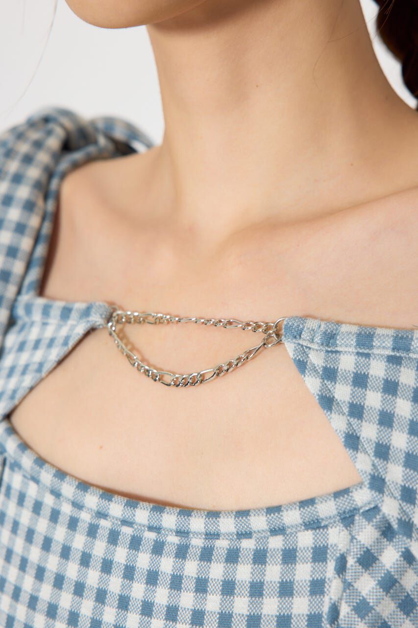 rienda「ギンガムチェックカットワンピース」|ワンピース|