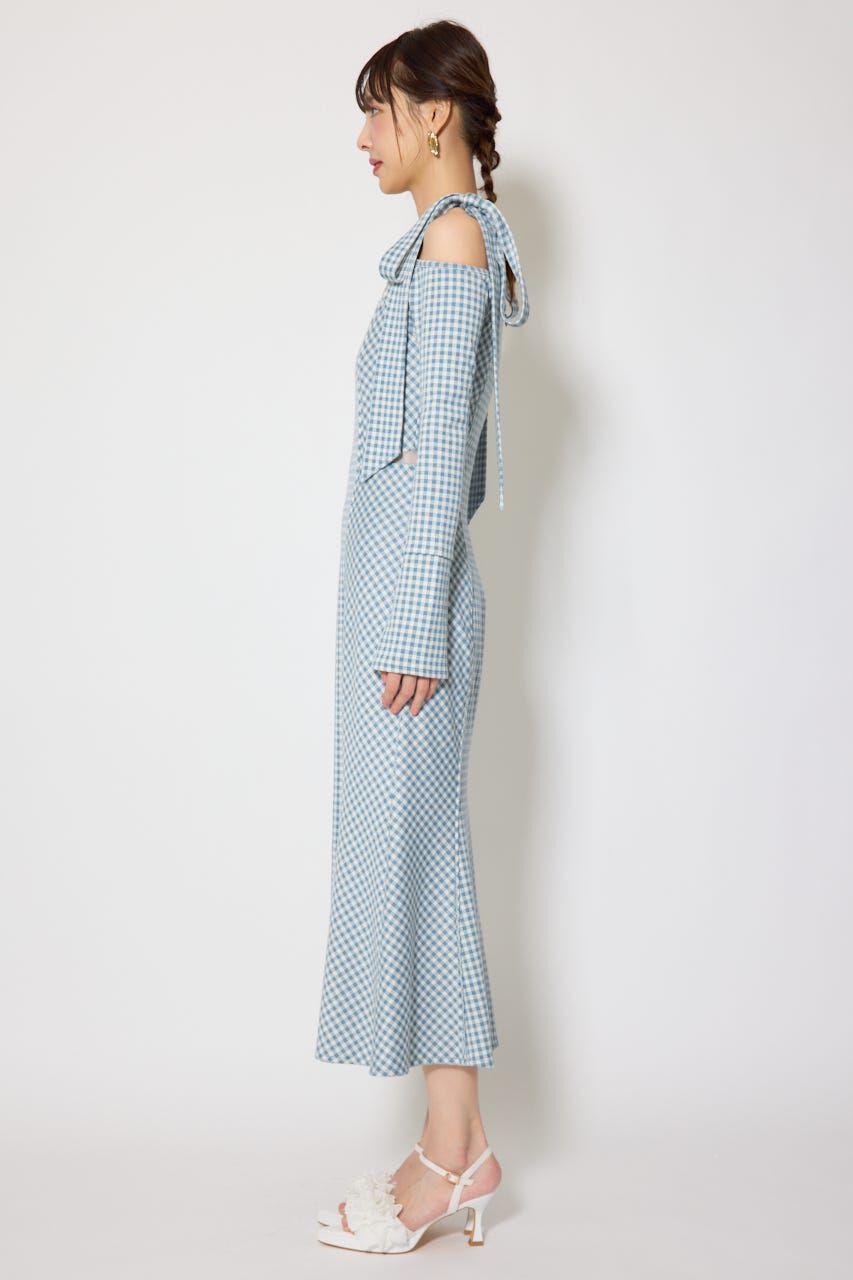 rienda「ギンガムチェックカットワンピース」|ワンピース|