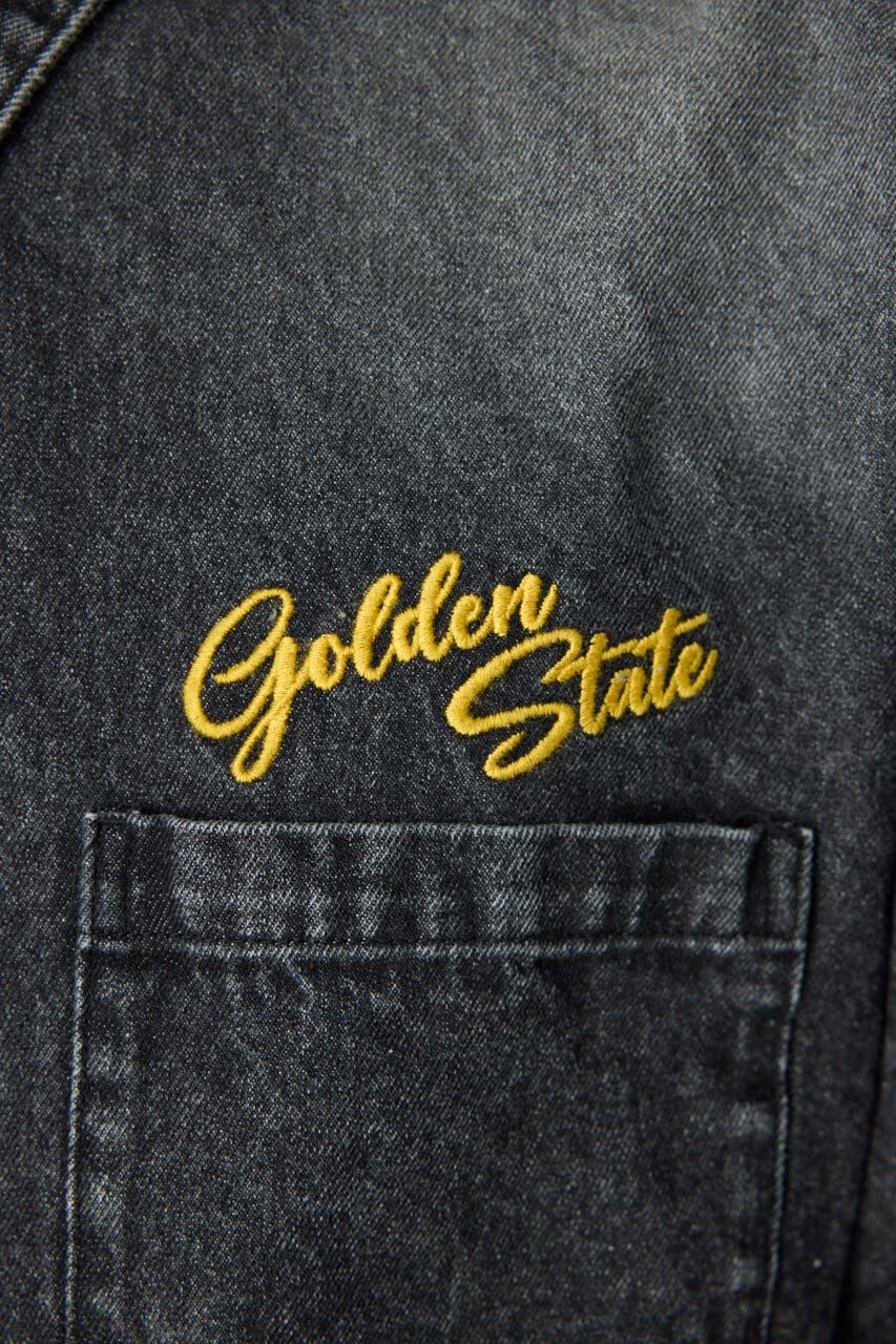 RODEO CROWNS「バックロゴフードデニムシャツ」|シャツ・ブラウス|