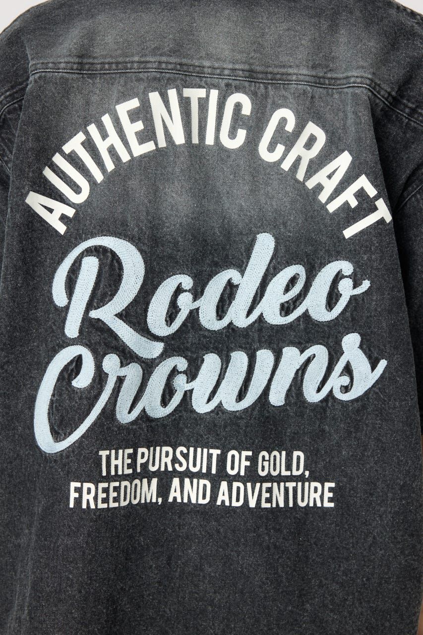 RODEO CROWNS「バックロゴフードデニムシャツ」|シャツ・ブラウス|