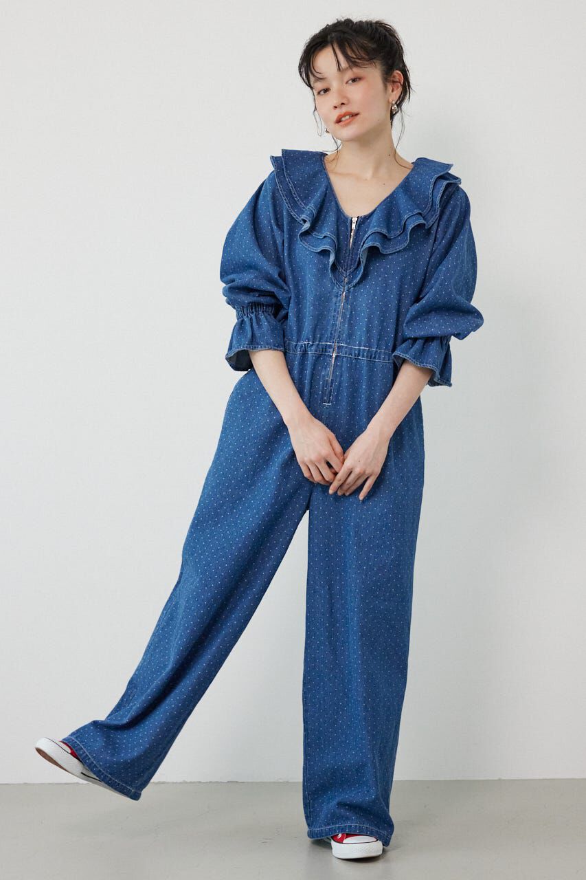 RODEO CROWNS「フリルデニムオールインワン」|その他|