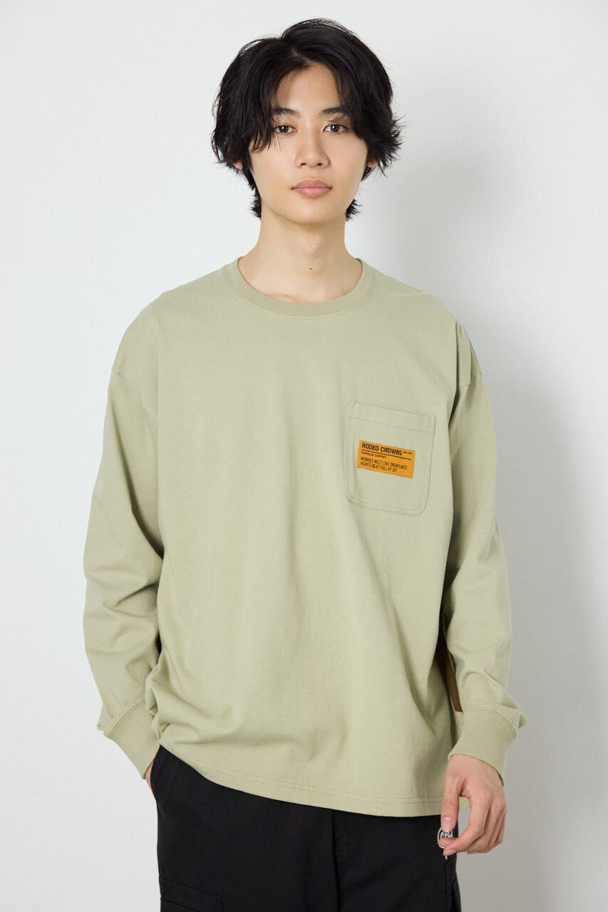 RODEO CROWNS「ペイントロゴ長袖Tシャツ」|Tシャツ・カットソー|