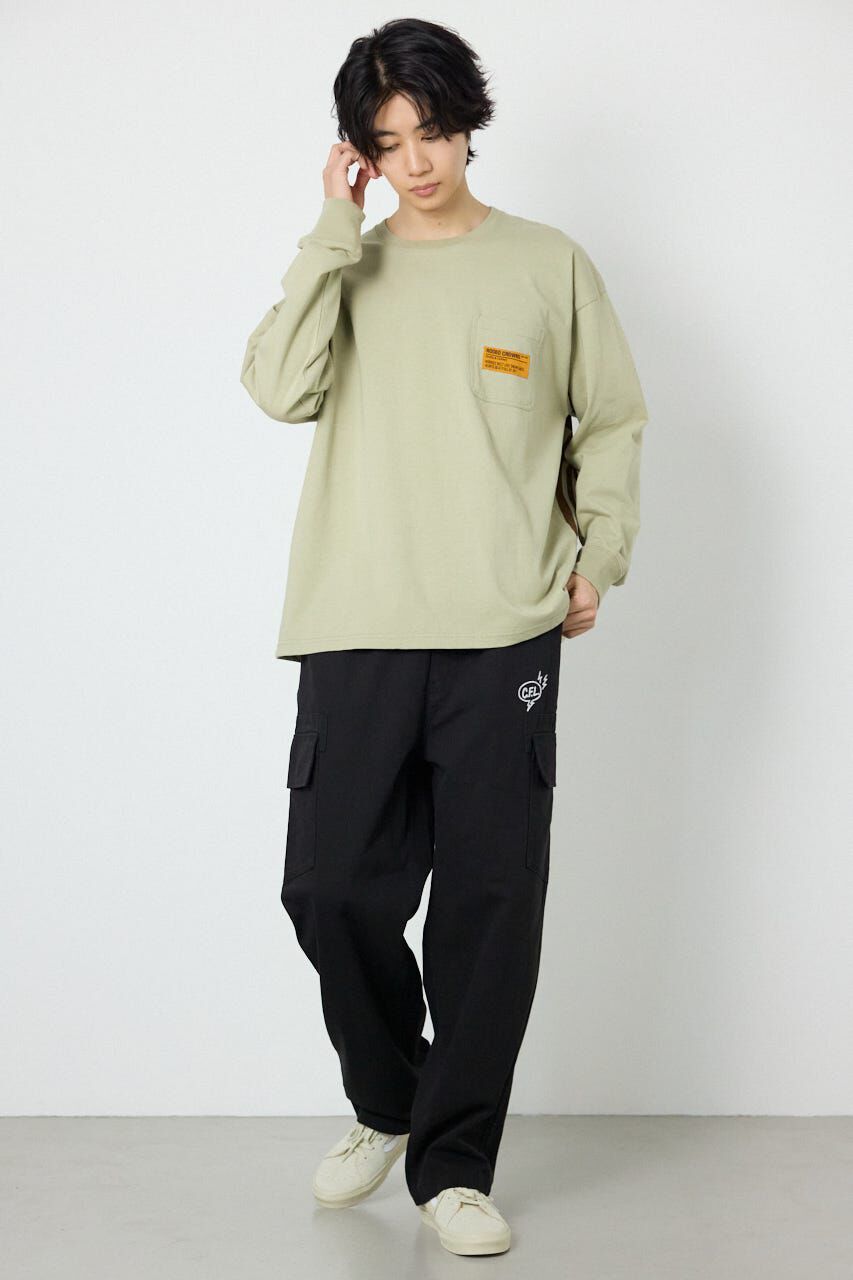 RODEO CROWNS「ペイントロゴ長袖Tシャツ」|Tシャツ・カットソー|