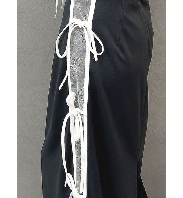 dazzlin「サイドレースリボントラックスカート」|スカート|