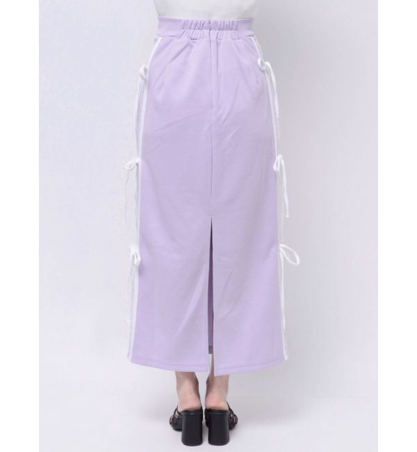 dazzlin「サイドレースリボントラックスカート」|スカート|