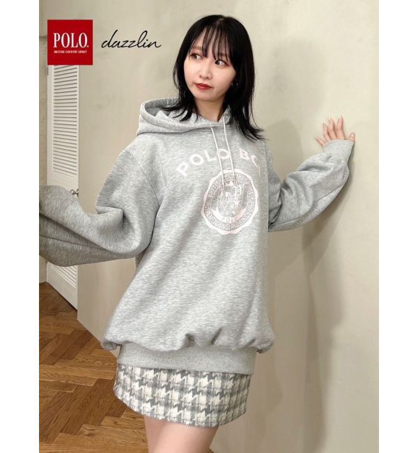 dazzlin「【POLO BCS コラボ】プリントロゴ裏起毛フーディー」|スウェット・ジャージ|