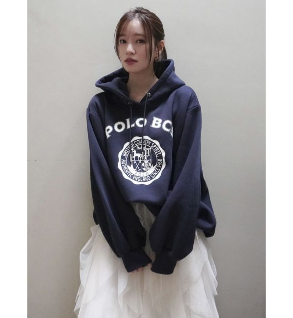dazzlin「【POLO BCS コラボ】プリントロゴ裏起毛フーディー」|スウェット・ジャージ|