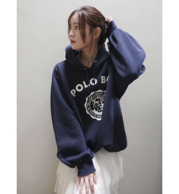 dazzlin「【POLO BCS コラボ】プリントロゴ裏起毛フーディー」|スウェット・ジャージ|