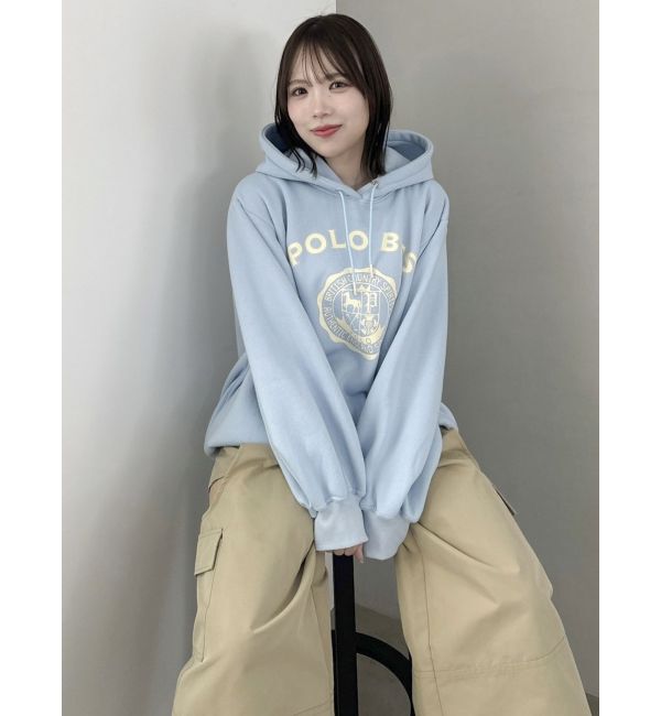 dazzlin「【POLO BCS コラボ】プリントロゴ裏起毛フーディー」|スウェット・ジャージ|