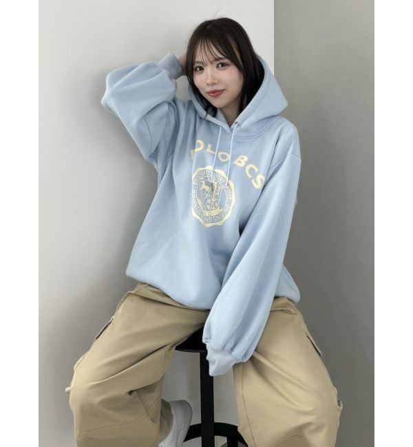 dazzlin「【POLO BCS コラボ】プリントロゴ裏起毛フーディー」|スウェット・ジャージ|