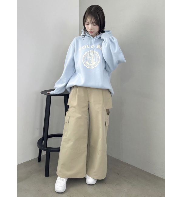 dazzlin「【POLO BCS コラボ】プリントロゴ裏起毛フーディー」|スウェット・ジャージ|