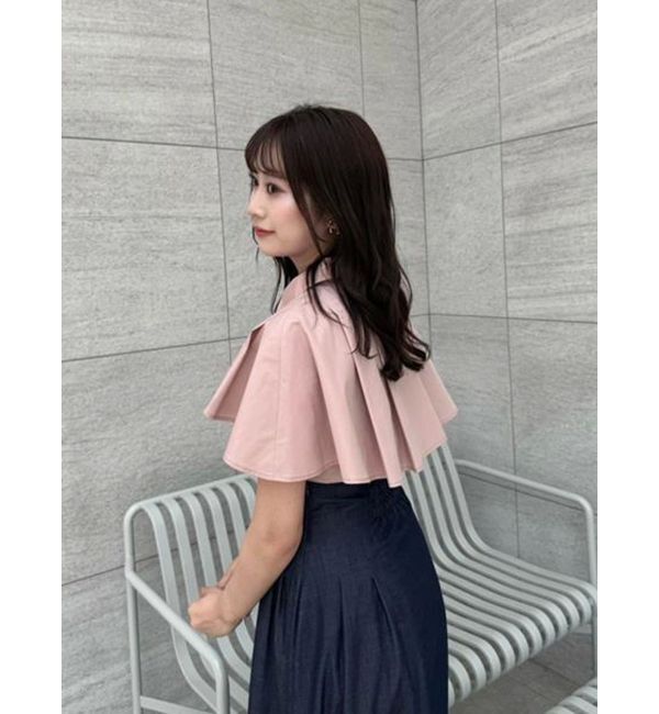 dazzlin「2WAYケープリボンブラウス」|シャツ・ブラウス|