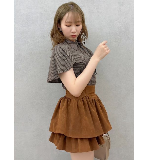 dazzlin「2WAYケープリボンブラウス」|シャツ・ブラウス|