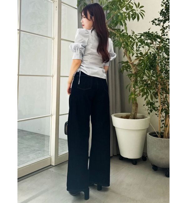 dazzlin「タックスリーブギャザーシャツ」|シャツ・ブラウス|