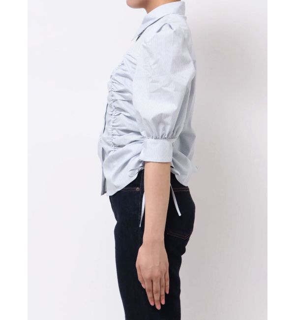 dazzlin「タックスリーブギャザーシャツ」|シャツ・ブラウス|