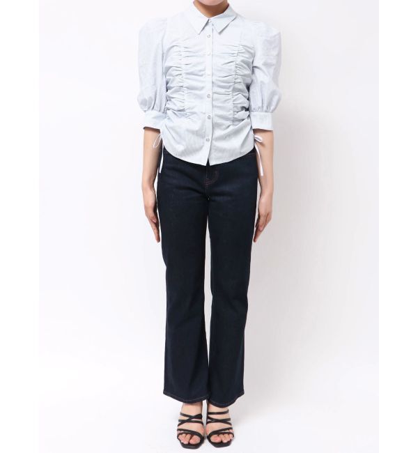 dazzlin「タックスリーブギャザーシャツ」|シャツ・ブラウス|