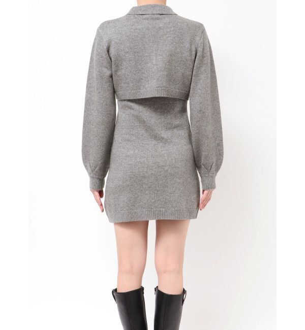 dazzlin「2ピースニットミニワンピース」|ワンピース|