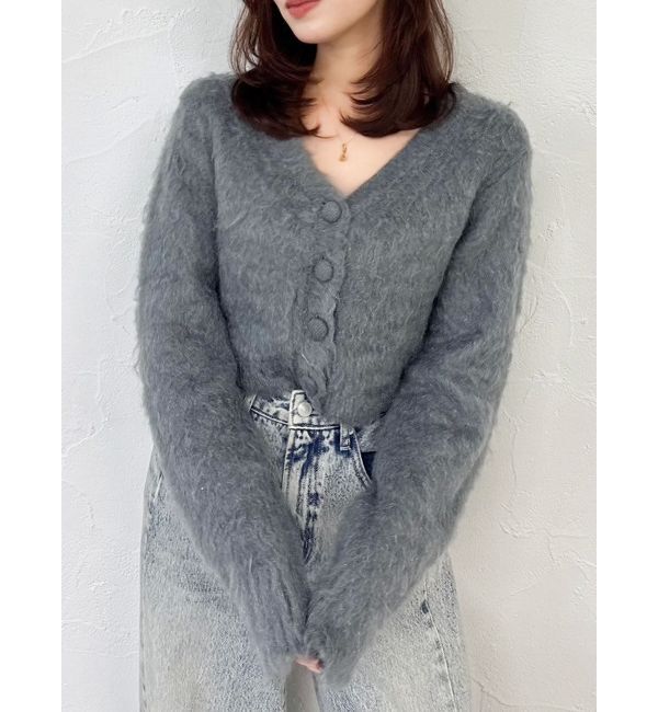 dazzlin「ルミナスカラーショートカーディガン」|カーディガン|