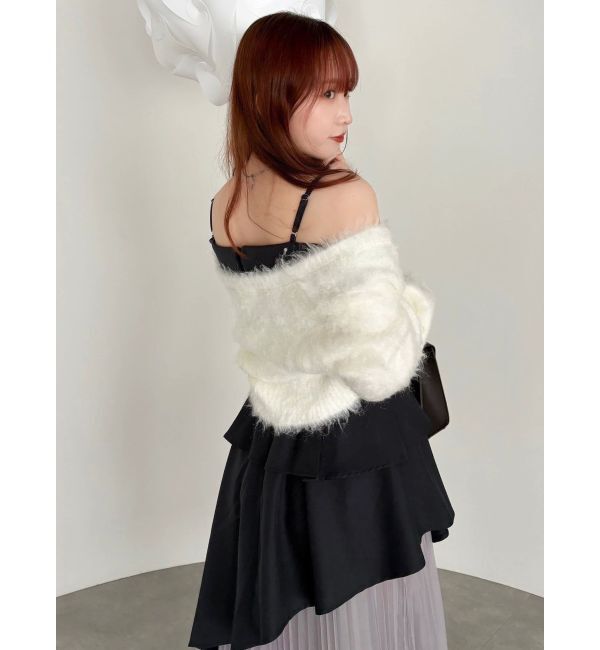 dazzlin「ルミナスカラーショートカーディガン」|カーディガン|