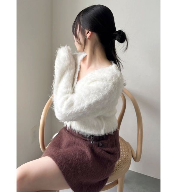 dazzlin「ルミナスカラーショートカーディガン」|カーディガン|