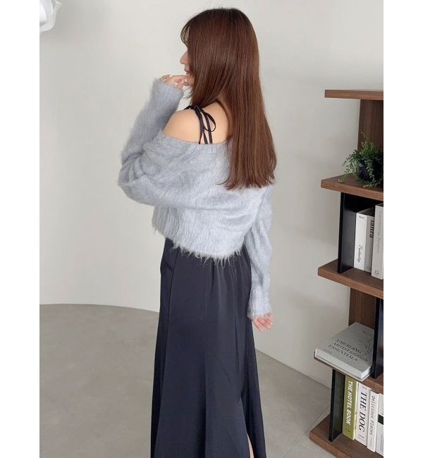 dazzlin「ルミナスカラーショートカーディガン」|カーディガン|