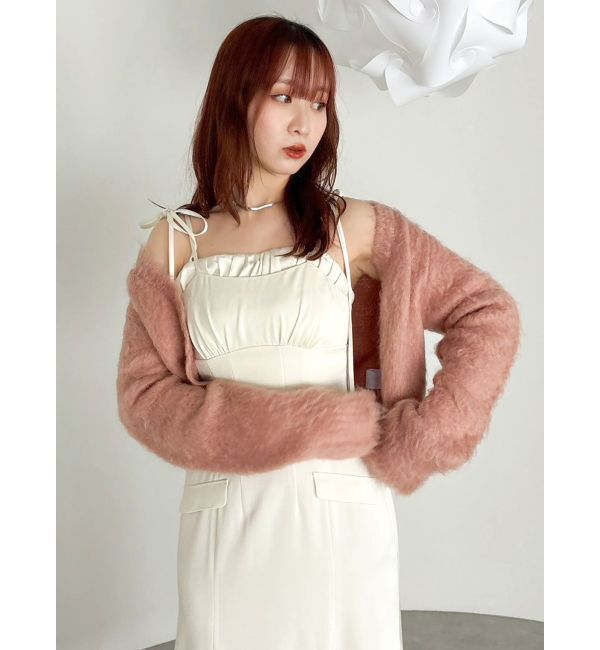 dazzlin「ルミナスカラーショートカーディガン」|カーディガン|