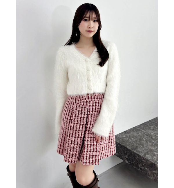 dazzlin「ルミナスカラーショートカーディガン」|カーディガン|