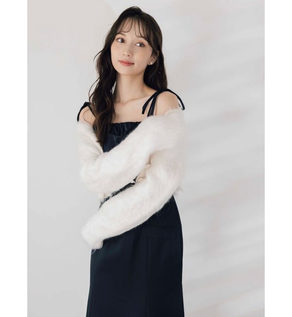 dazzlin「ルミナスカラーショートカーディガン」|カーディガン|