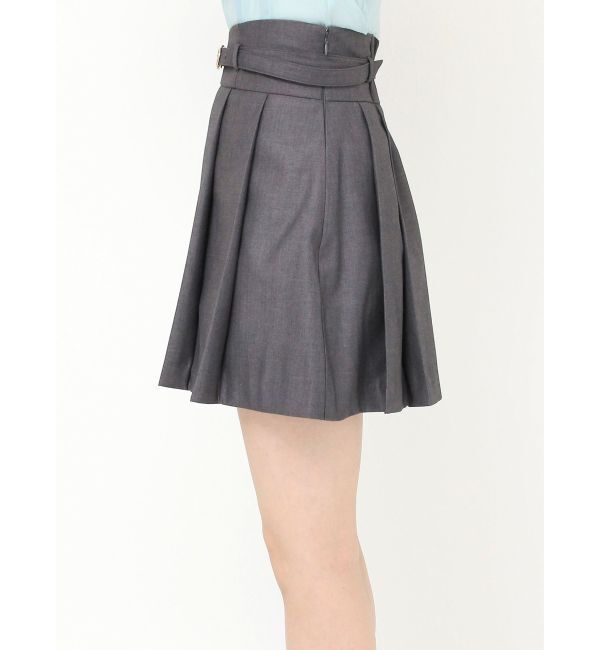 dazzlin「Vカットミニプリーツスカート」|スカート|