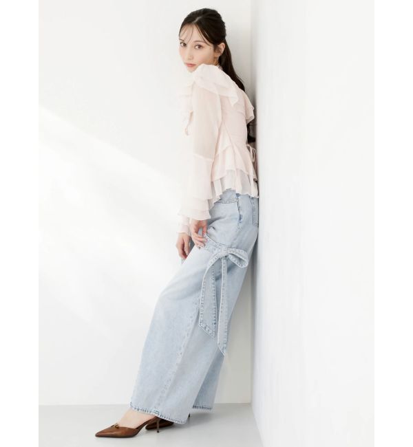 dazzlin「シアーティアードフリルオフショルブラウス」|シャツ・ブラウス|
