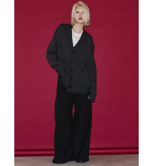 EMODA「【VEQUM】SHETLAND WOOL CLUSH CD」|カーディガン|