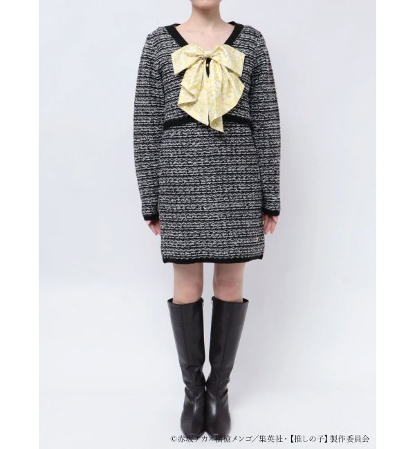 MERCURYDUO「TVアニメ【推しの子】ツイードカーディガンセットミニニットワンピース」|ワンピース|