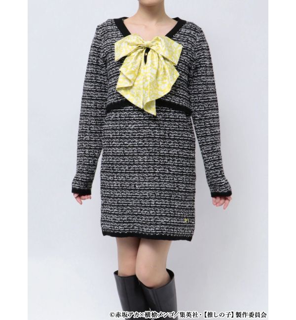 MERCURYDUO「TVアニメ【推しの子】ツイードカーディガンセットミニニットワンピース」|ワンピース|