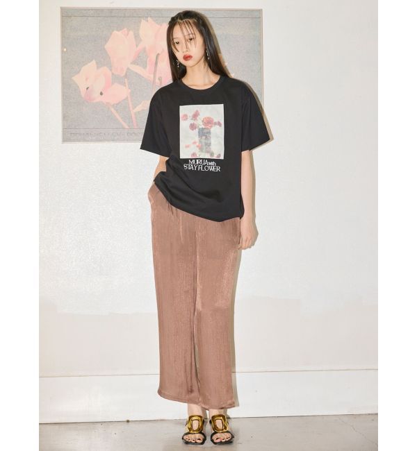 MURUA「【MURUA&times;STAYFLOWER】フォトチュールTシャツ」|Tシャツ・カットソー|