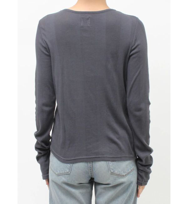 Ungrid「ハトメデザインレイヤードロングスリーブTee」|Tシャツ・カットソー|