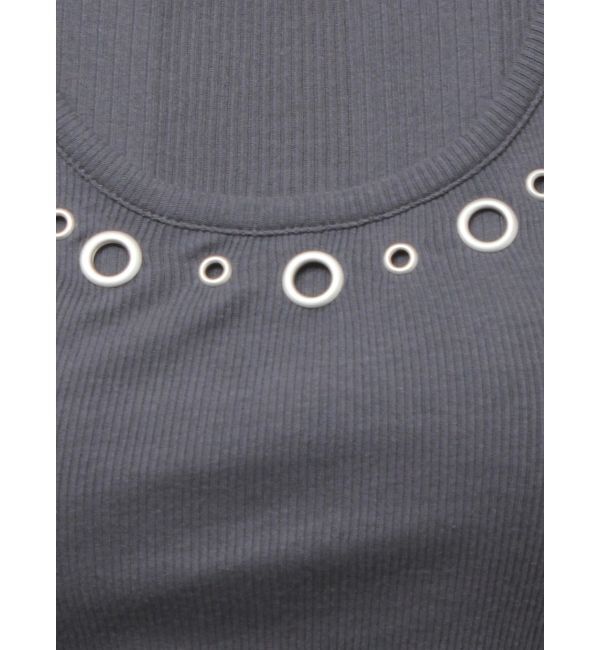 Ungrid「ハトメデザインレイヤードロングスリーブTee」|Tシャツ・カットソー|