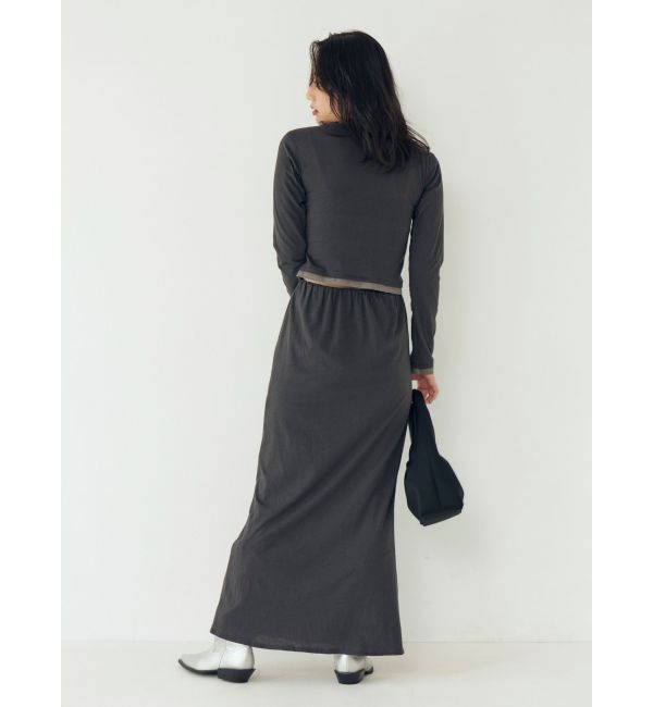 Ungrid「カシミヤ混レイヤードデザインカーディガン」|カーディガン|