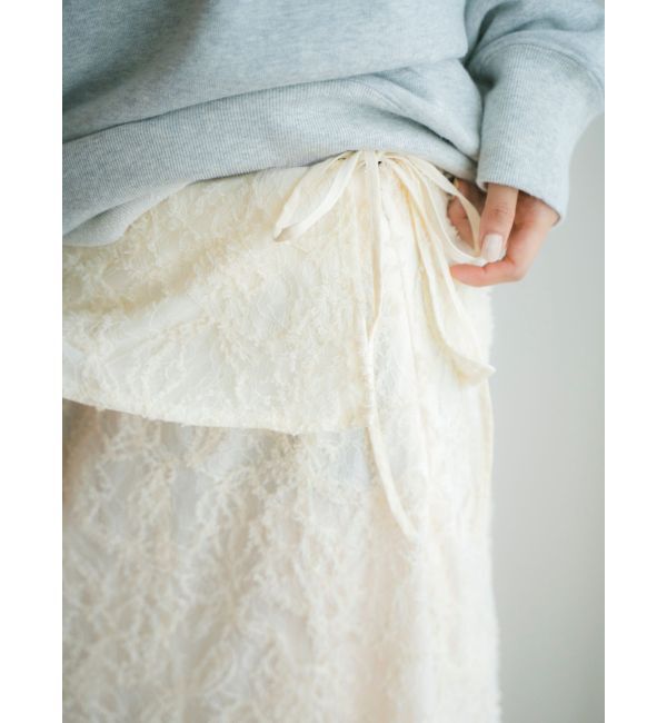 Ungrid「起毛レースマーメイドスカート」|スカート|